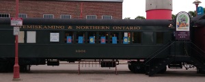 Former rail car of the Temiskaming and Northern Ontario Railway